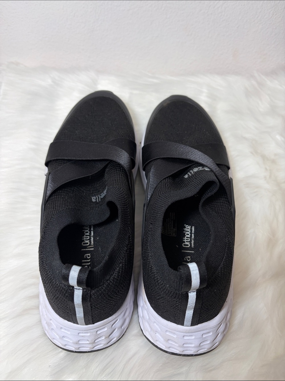 Zella Ortholite Black Casual Slip On Sneakers - Picture 5 of 10